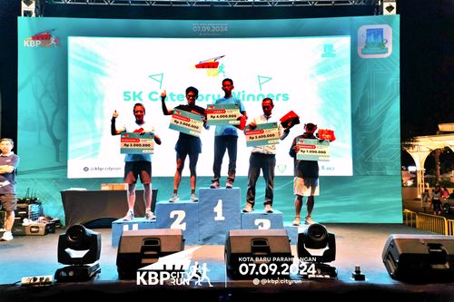 Race photo from KBP City Run 2024