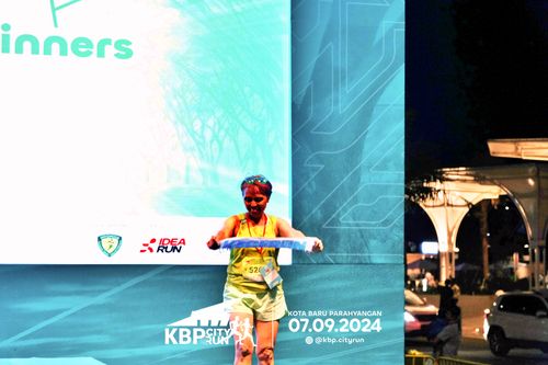 Race photo from KBP City Run 2024