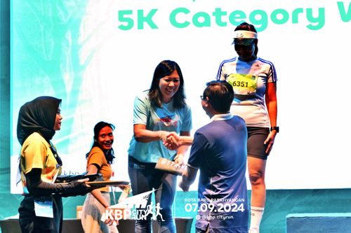 Race photo from KBP City Run 2024
