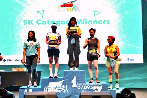 Race photo from KBP City Run 2024