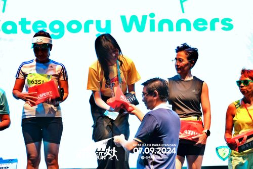 Race photo from KBP City Run 2024