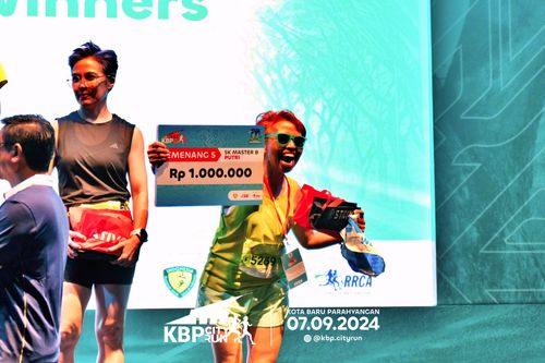 Race photo from KBP City Run 2024