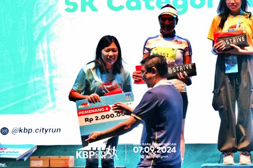Race photo from KBP City Run 2024
