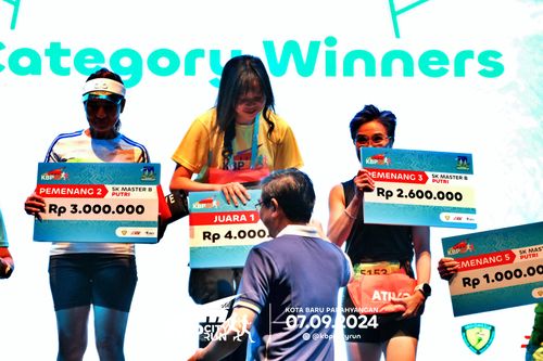 Race photo from KBP City Run 2024