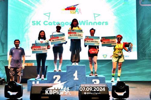 Race photo from KBP City Run 2024