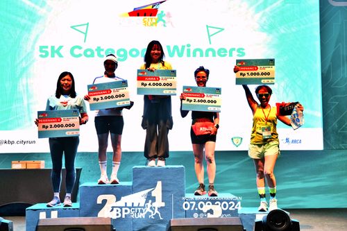 Race photo from KBP City Run 2024