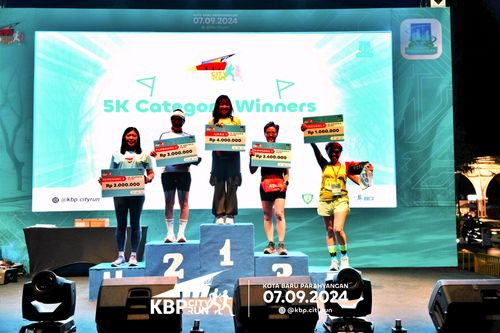 Race photo from KBP City Run 2024