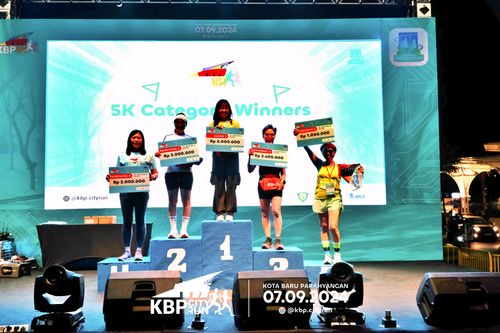 Race photo from KBP City Run 2024