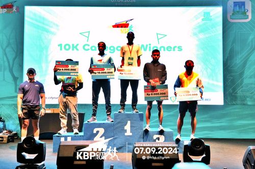 Race photo from KBP City Run 2024