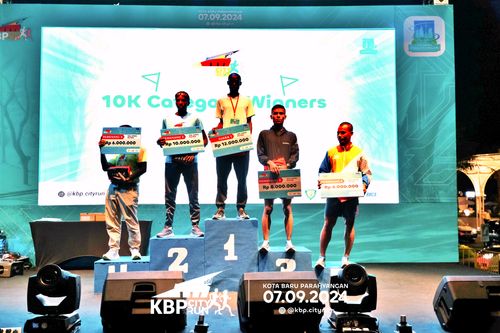 Race photo from KBP City Run 2024