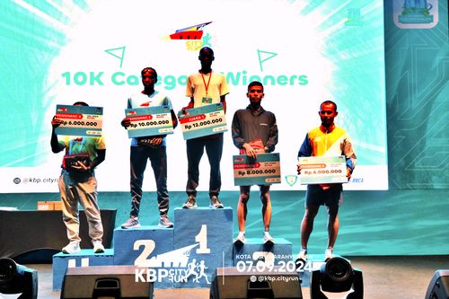 Race photo from KBP City Run 2024
