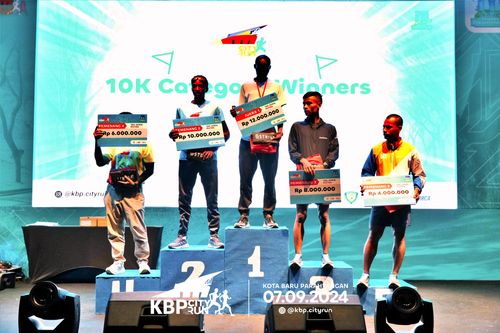 Race photo from KBP City Run 2024