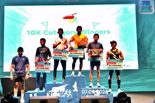 Race photo from KBP City Run 2024