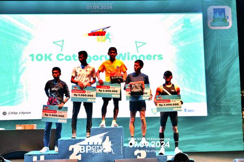 Race photo from KBP City Run 2024