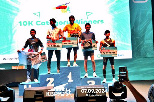 Race photo from KBP City Run 2024