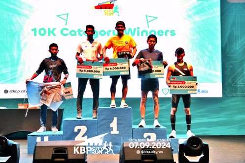 Race photo from KBP City Run 2024