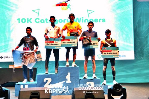Race photo from KBP City Run 2024