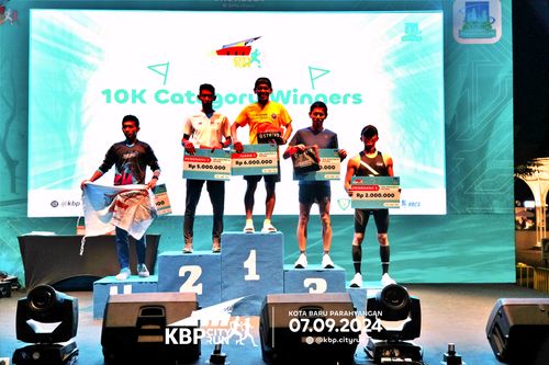 Race photo from KBP City Run 2024