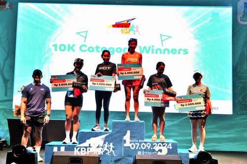Race photo from KBP City Run 2024