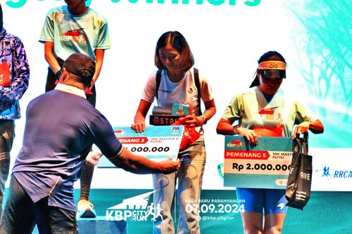 Race photo from KBP City Run 2024