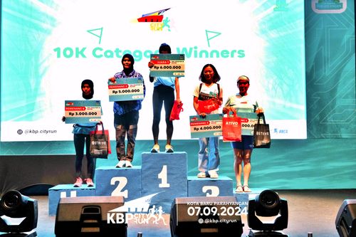 Race photo from KBP City Run 2024