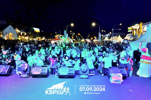 Race photo from KBP City Run 2024