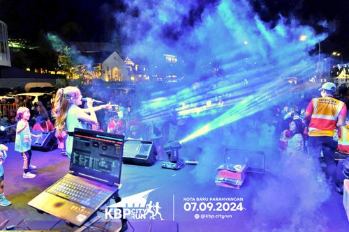 Race photo from KBP City Run 2024