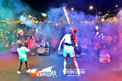 Race photo from KBP City Run 2024