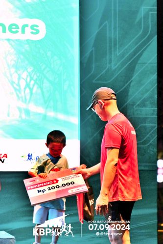 Race photo from KBP City Run 2024