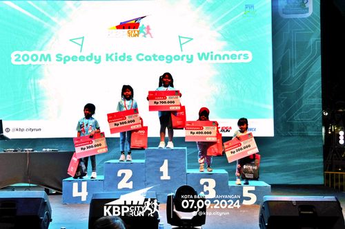 Race photo from KBP City Run 2024