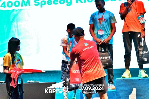 Race photo from KBP City Run 2024