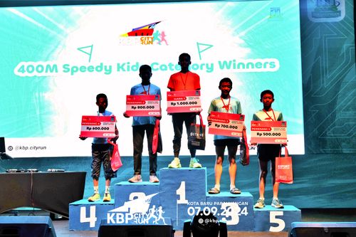 Race photo from KBP City Run 2024