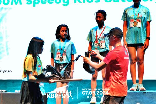 Race photo from KBP City Run 2024
