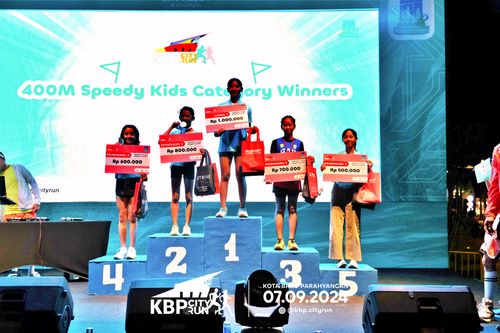 Race photo from KBP City Run 2024