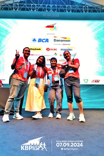 Race photo from KBP City Run 2024
