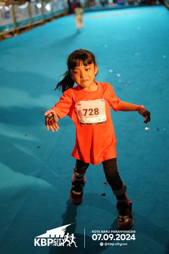 Race photo from KBP City Run 2024