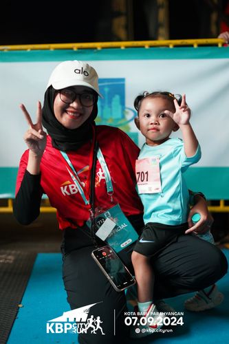 Race photo from KBP City Run 2024