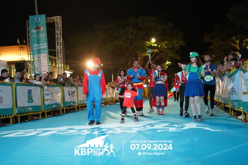 Race photo from KBP City Run 2024