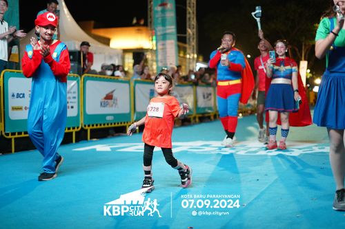 Race photo from KBP City Run 2024