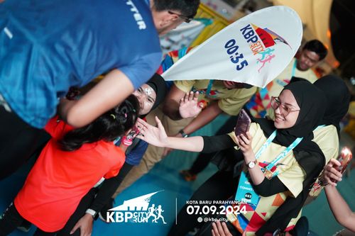 Race photo from KBP City Run 2024