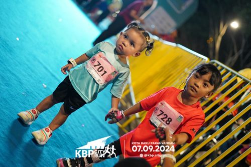 Race photo from KBP City Run 2024