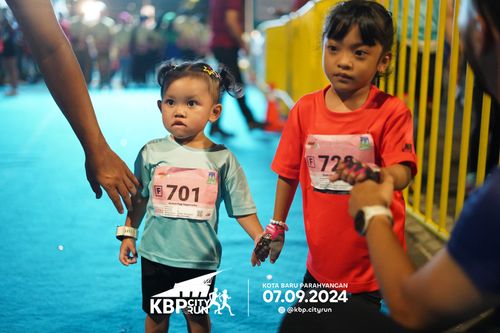 Race photo from KBP City Run 2024