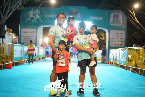 Race photo from KBP City Run 2024