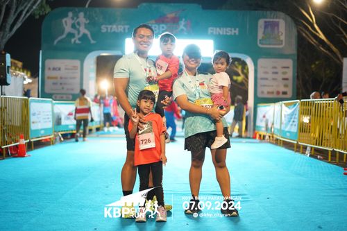 Race photo from KBP City Run 2024