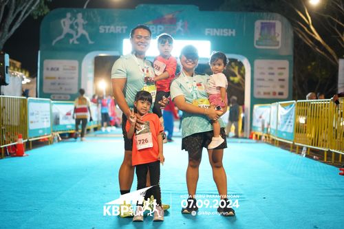 Race photo from KBP City Run 2024