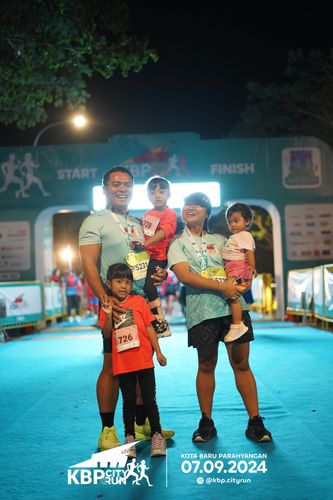 Race photo from KBP City Run 2024