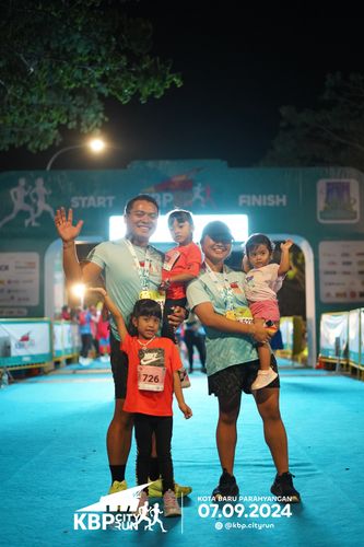Race photo from KBP City Run 2024