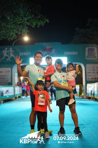 Race photo from KBP City Run 2024