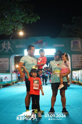 Race photo from KBP City Run 2024
