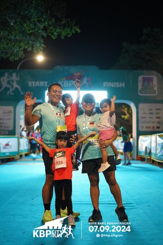 Race photo from KBP City Run 2024